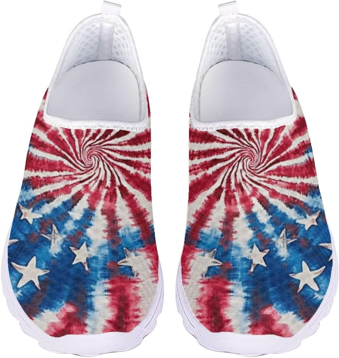 

Кроссовки Kuiaobaty Fashion легкие, дышащие, слипоны для ходьбы, спортивная повседневная обувь, лоферы для женщин и мужчин, American Flag-i