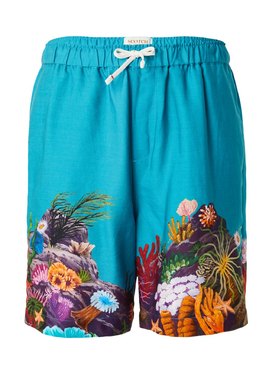 

Шорты SCOTCH & SODA Regular Pants Seasonal, цвет cyan blue