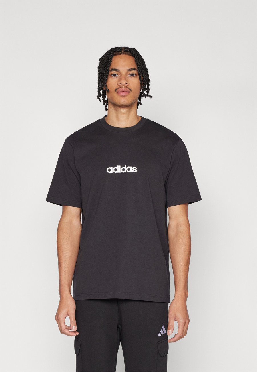 

Футболка Adidas Sportswear Print T-shirt, Black White/Black, Белый, Футболка Adidas Sportswear Print T-shirt, Black White/Black