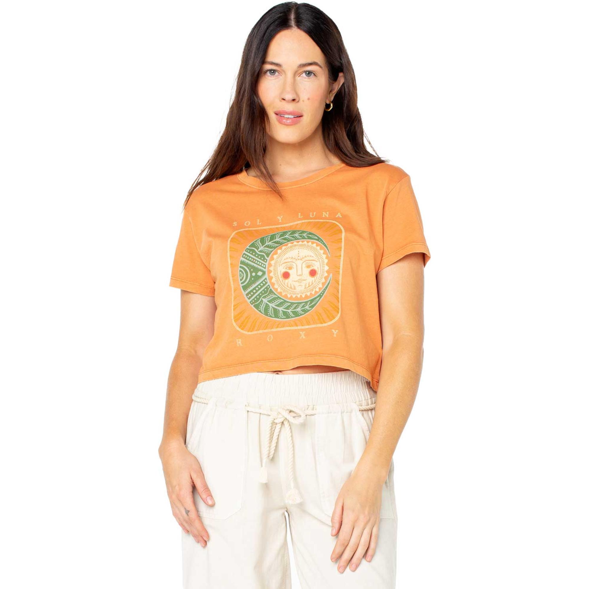 

Женская укороченная футболка Sol y Luna ROXY, Golden Ochre Sol y Luna