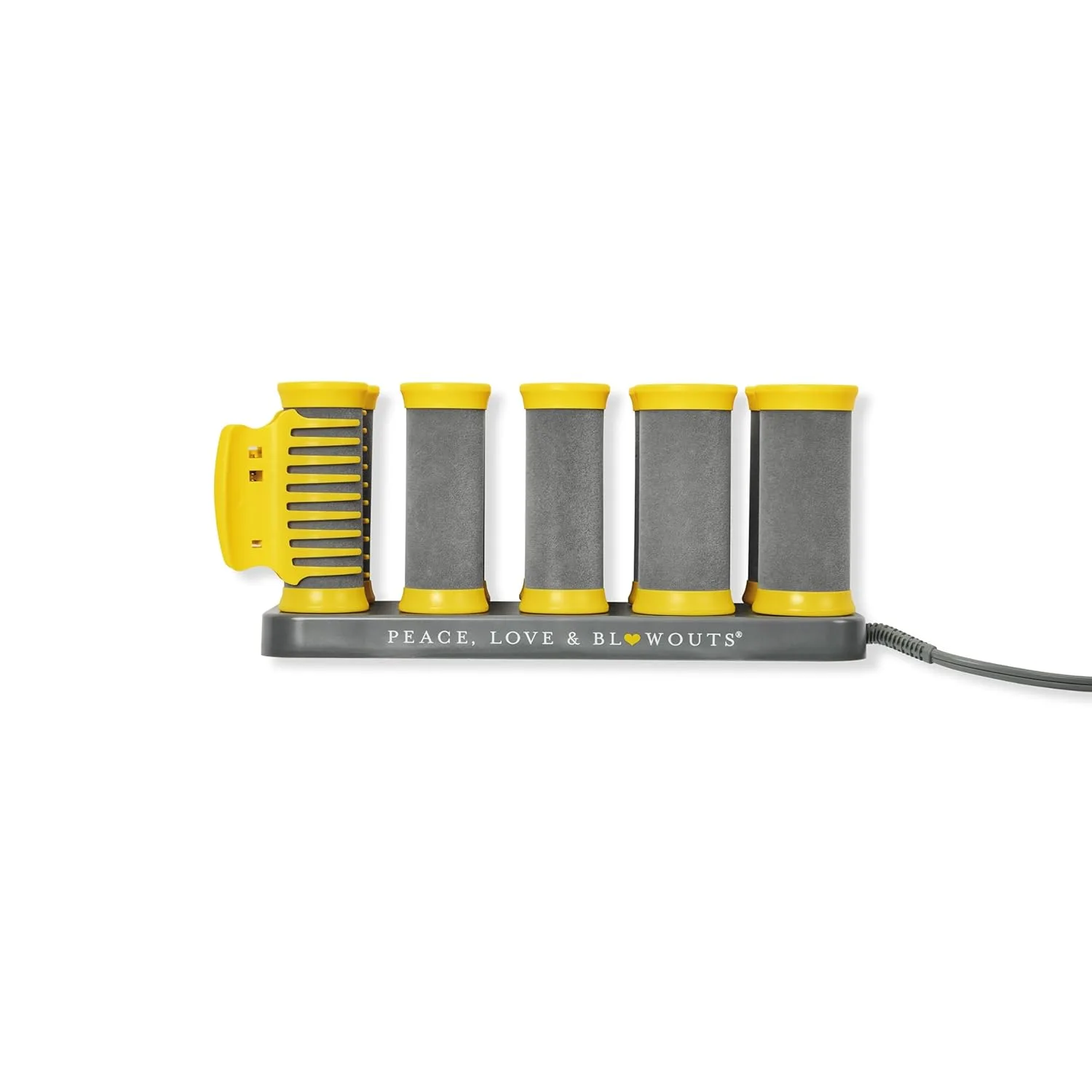 Набор термобигудей Drybar The Roller Club | 10 бигуди, 2 размера, быстро нагреваются, бережно воздействуют на волосы, уменьшают пушистость, придают блеск, поставляется в термостойком мешочке. 1 штука (1 шт.), Yellow