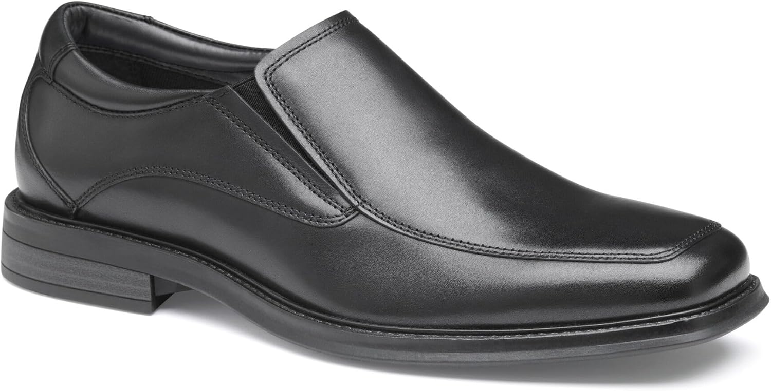 

Мужские мокасины Johnston Murphy Ardmore с черной кожей и венгерским носком Johnston & Murphy