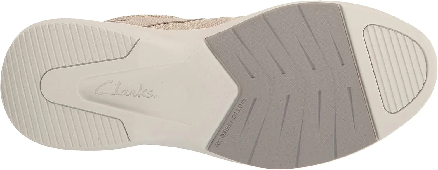 Мужские кроссовки Clarks Lehman Tie Trainers, Ivory — фото 4
