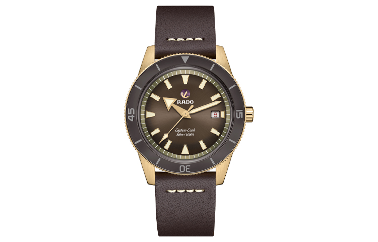 

RADO Часы Men's Captain Cook Collection Watch, Black Gold Watch Dial