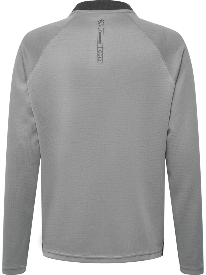 Толстовка Hummel Halbreißverschluss Sweatshirt Raglanärmel Hmlgg12 Multisport Kinder, цвет ALLOY — фото 4