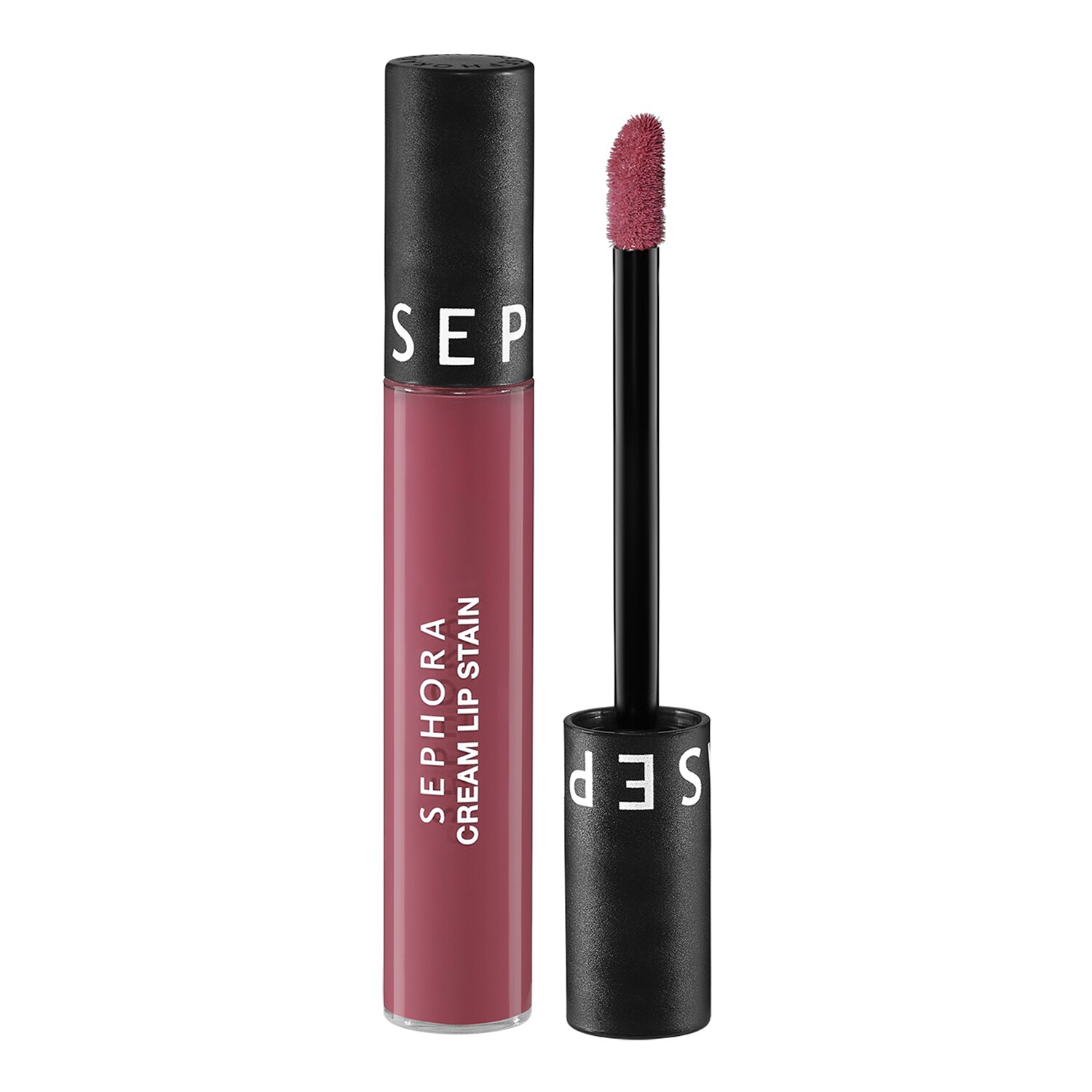 

Жидкая матовая помада Cream Lip Stain - Samtiger kussechter Lippenstift Sephora Collection, 124 Rose Instinct (5 ml)