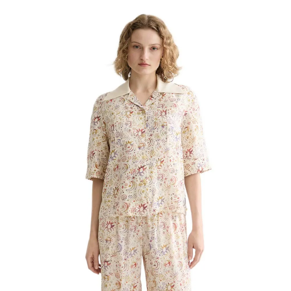 

Рубашка с коротким рукавом Scotch & Soda U9A01124T, бежевый