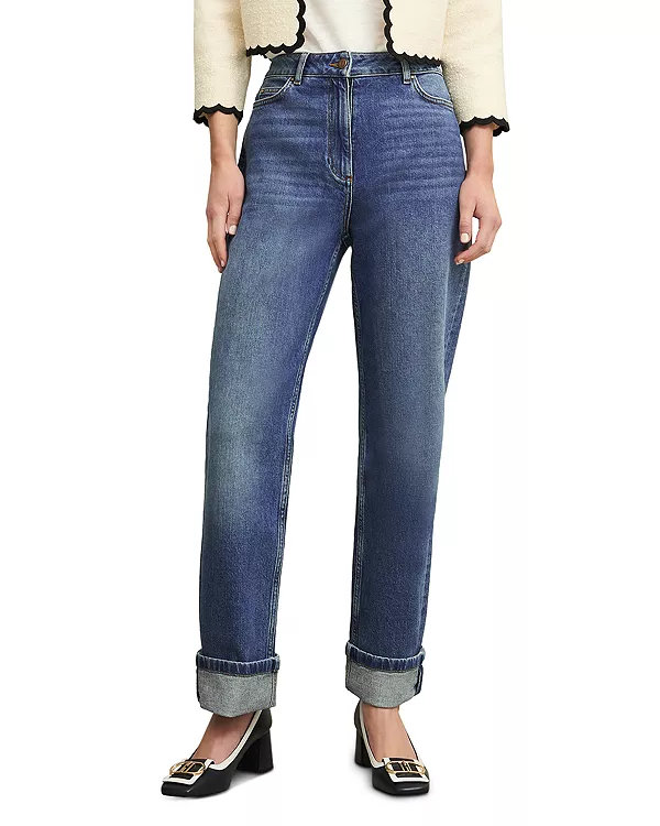 

Джинсы Bowood из лимитированной коллекции, средней степени потертости. Hobbs London, синий