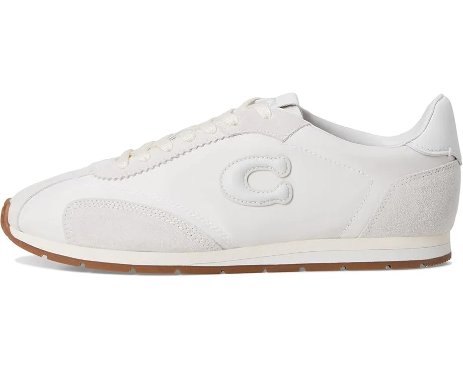 Кроссовки COACH Flat Sneakers, Optic White/Grey — фото 4