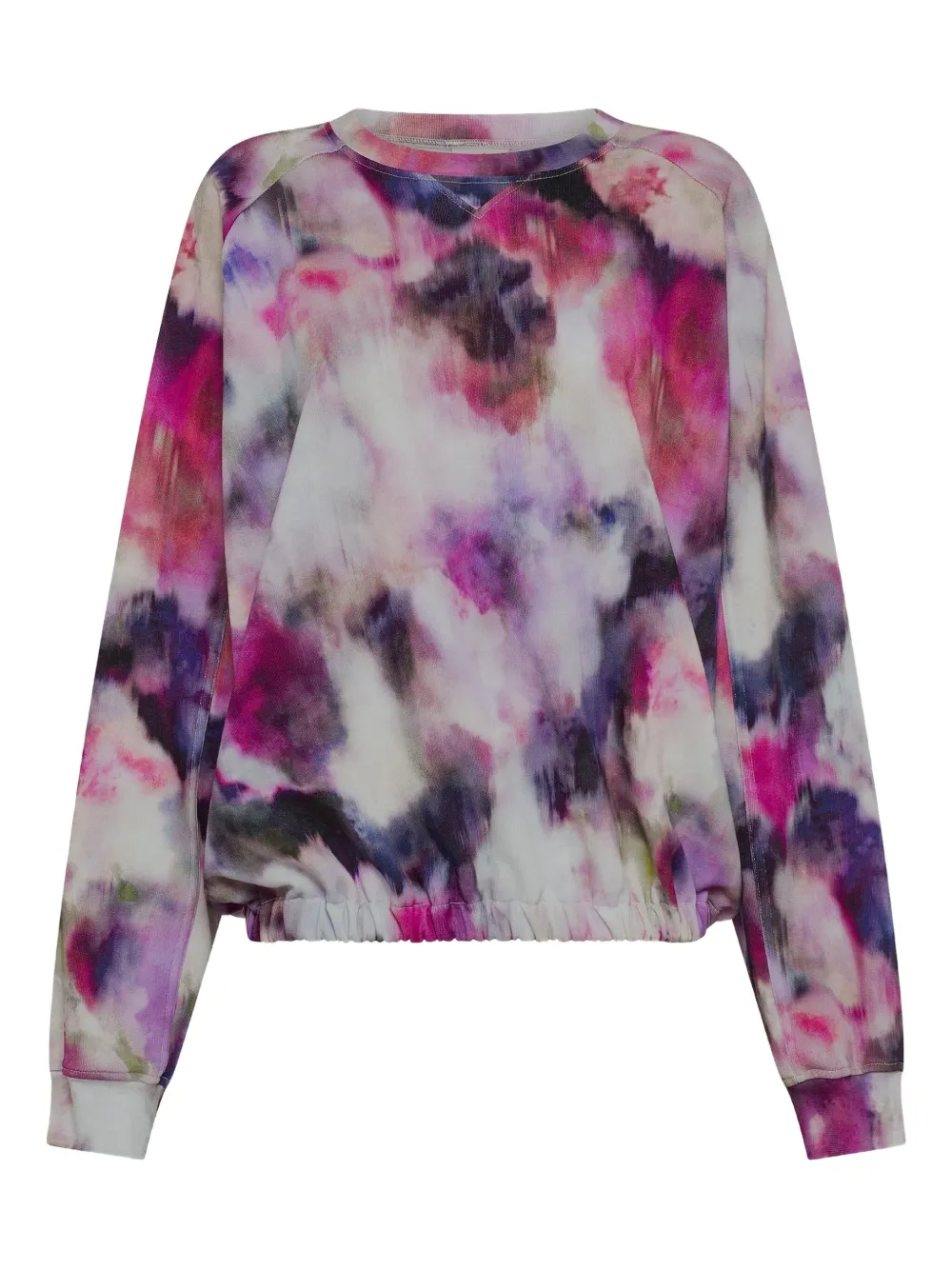 

Свитшот с цветочным принтом DEHA, серый