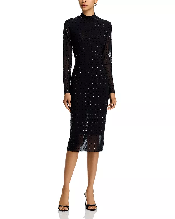 

Платье миди Криста Steve Madden, черный