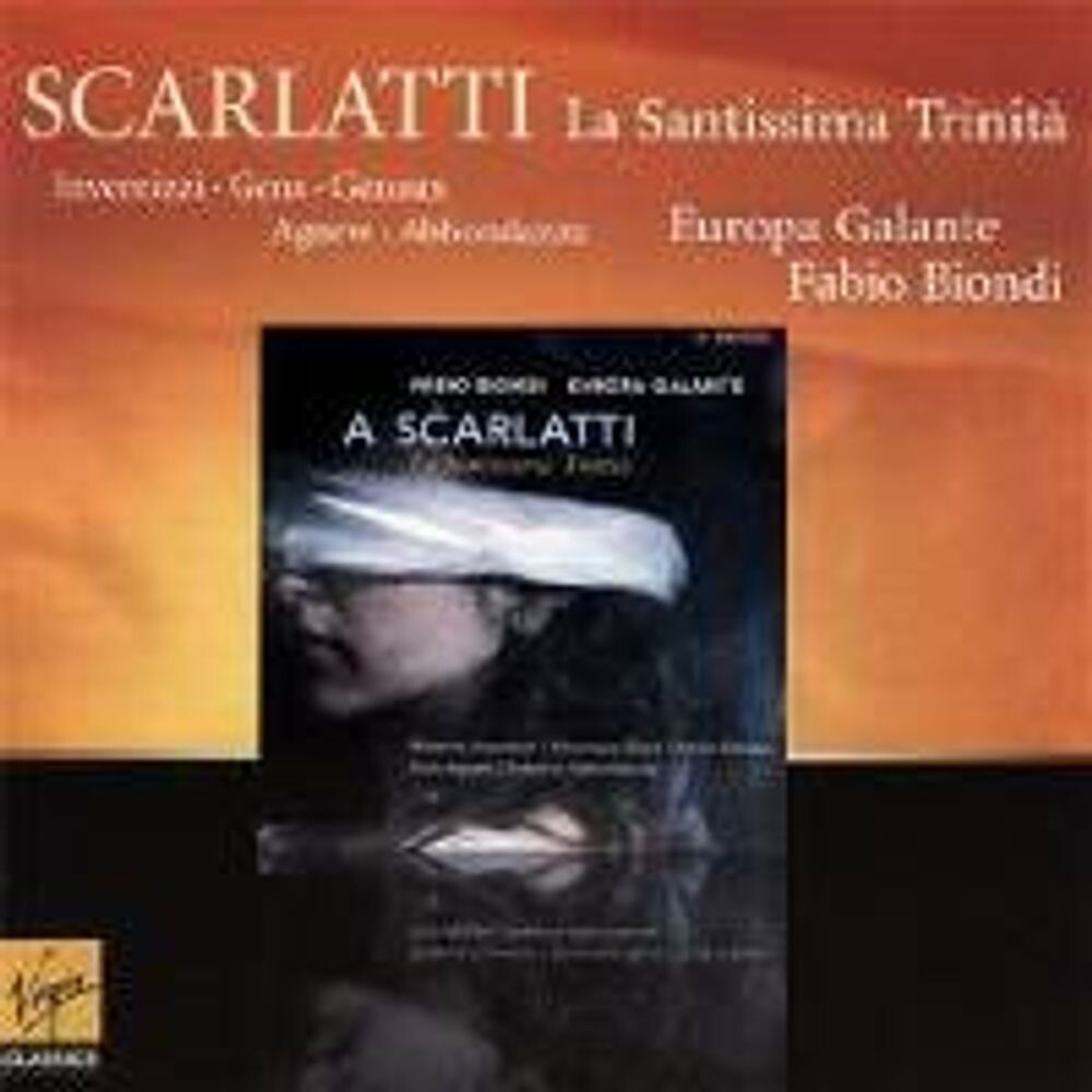 

Диск CD Scarlatti: Oratorio Per la Santissima Trinità [Import] - Alessandro Scarlatti, Fabio Biondi, Europa Galante