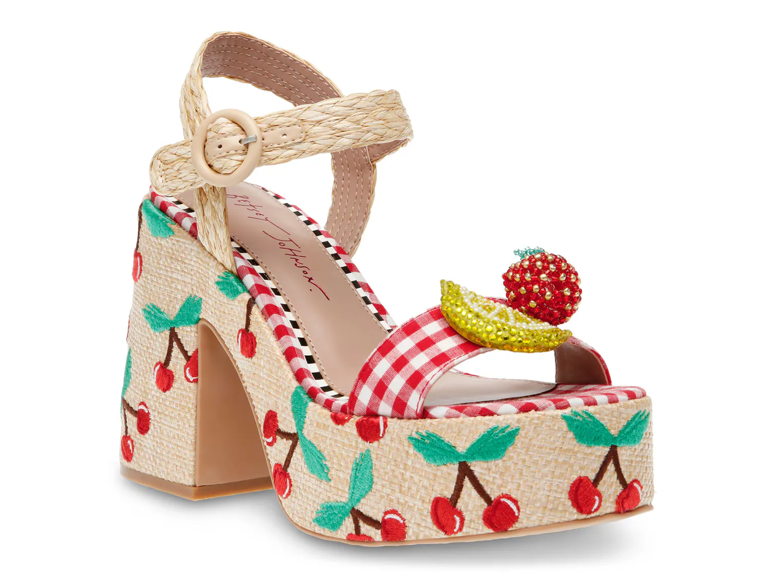 

Сандалии Cheyne Platform Sandal Betsey Johnson, цвет naturalmulticolor