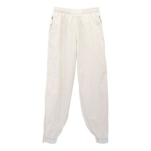 

Спортивные брюки Men's Nike Solid Color Logo Printing Elastic Waistband Bundle Feet Sports Pants/Trousers/Joggers Autumn White DQ6572-030