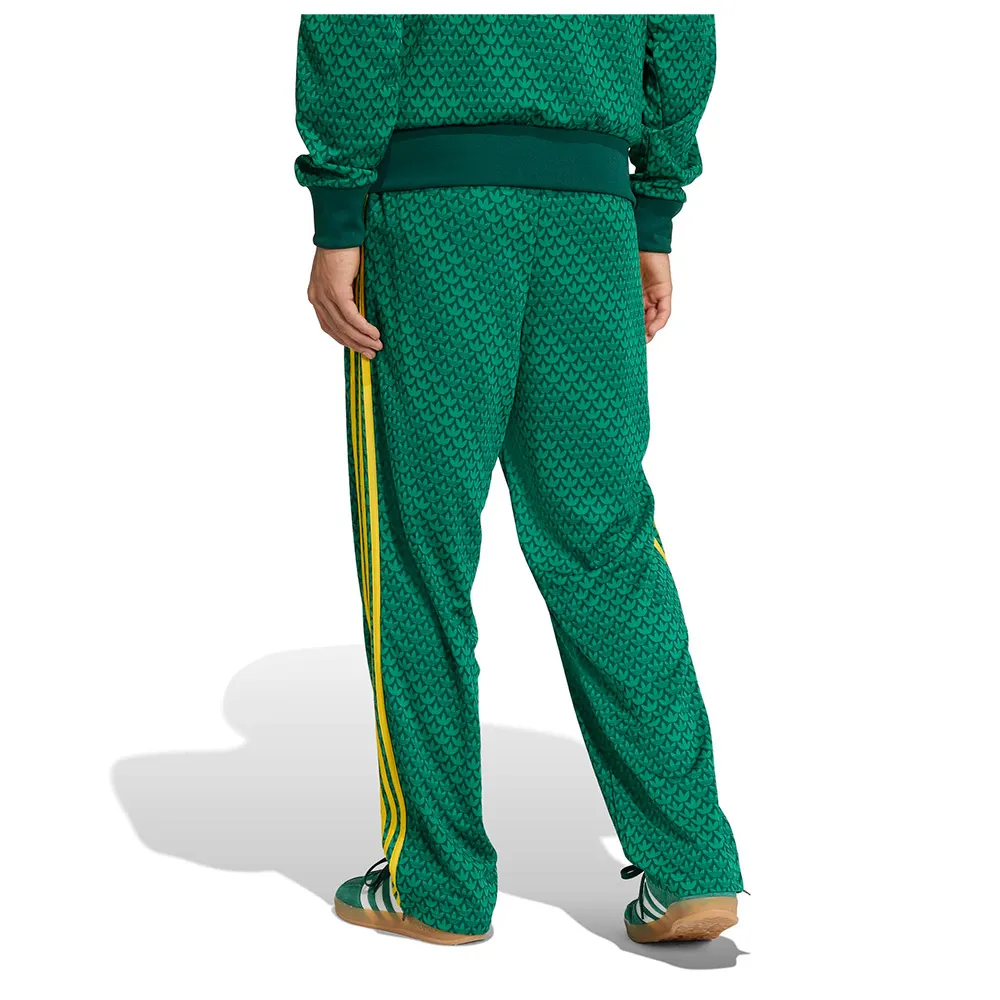 Брюки adidas Originals Firebird Loose Monogram, зеленый — фото 2