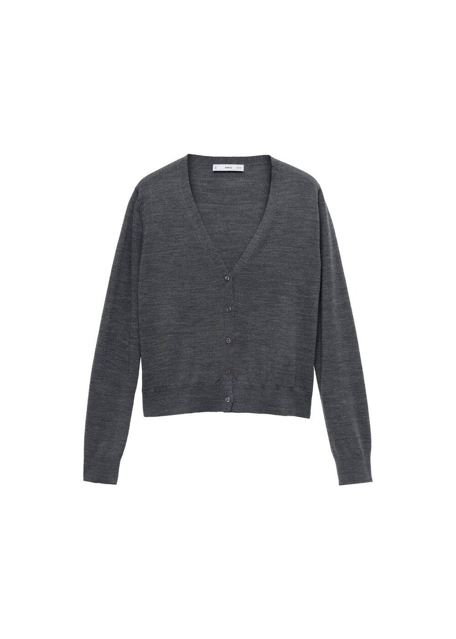 

Вязаный кардиган MANGO Kelly, mottled grey