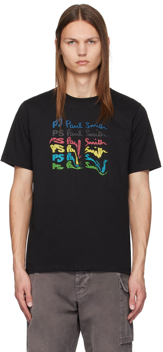 

Черная футболка обычного кроя PS by Paul Smith