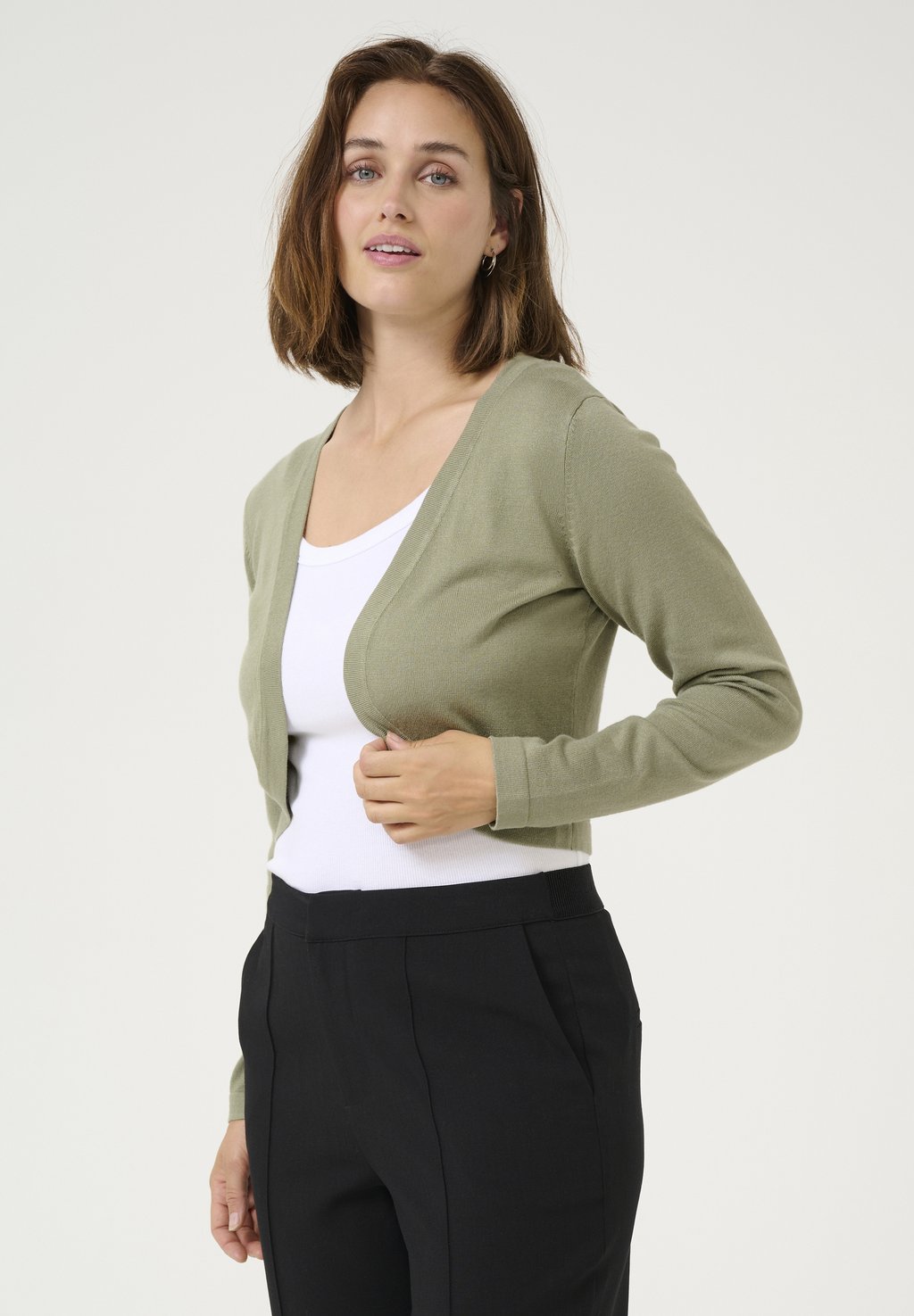 

Кардиган ASTRID BOLERO Kaffe, зеленый