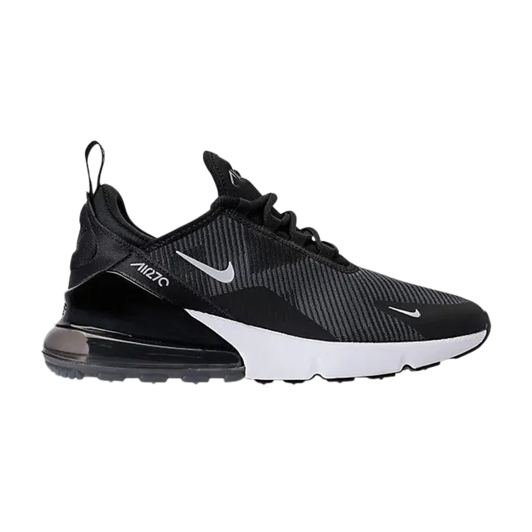 

Кроссовки Nike Air Max 270 Knit Jacquard GS 'Black', черный