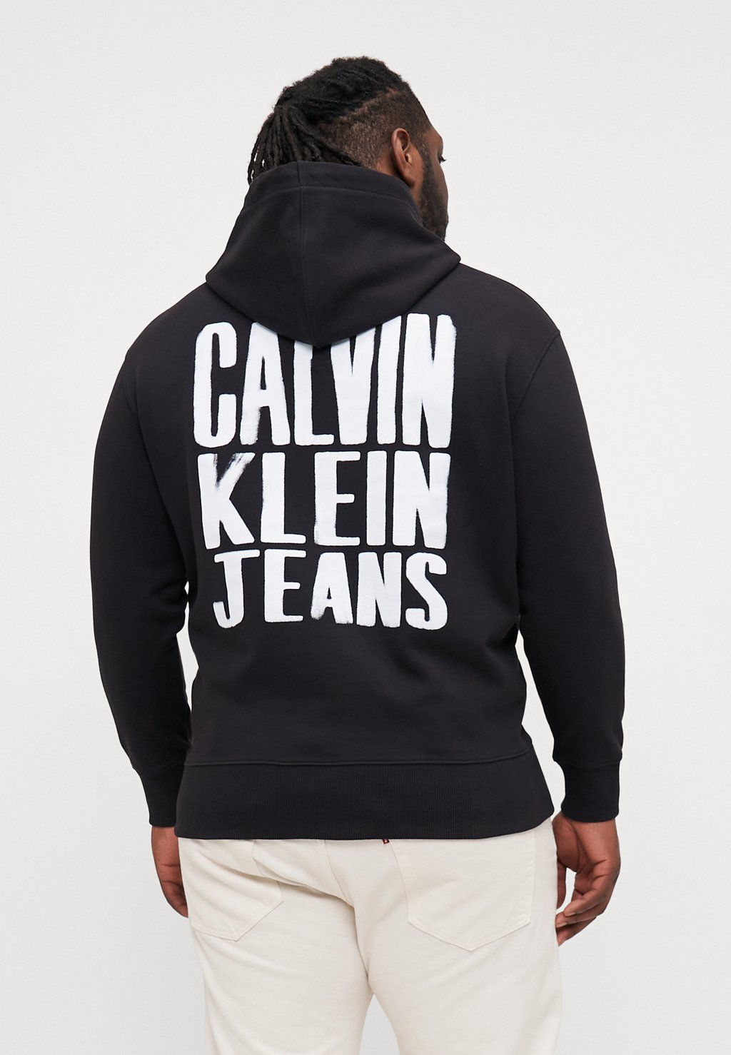 

Толстовка с капюшоном PLUS PAINTED HOODIE Calvin Klein Jeans, черный