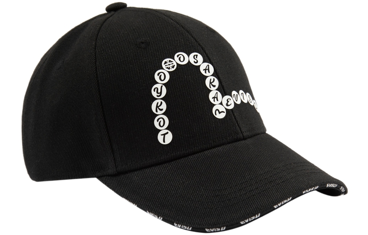 

EVISU Бейсболка унисекс черная, Black