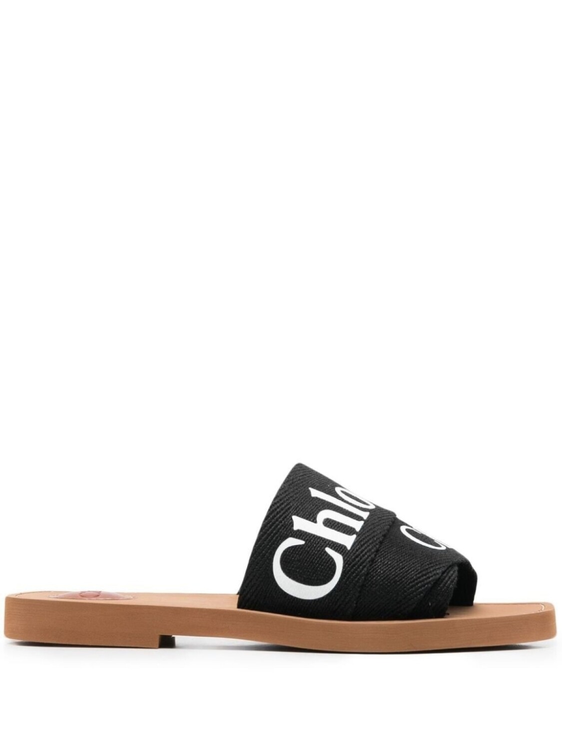 

Chloé сандалии с логотипом, черный