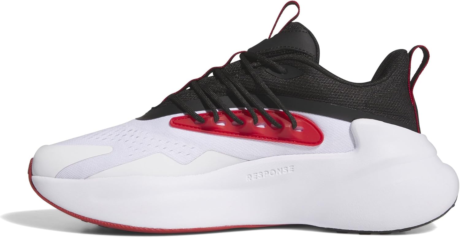 Кроссовки Adidas Унисекс-взрослые NCAA 25/26 Team Alphaboost V2, белый/черный/красный — фото 2