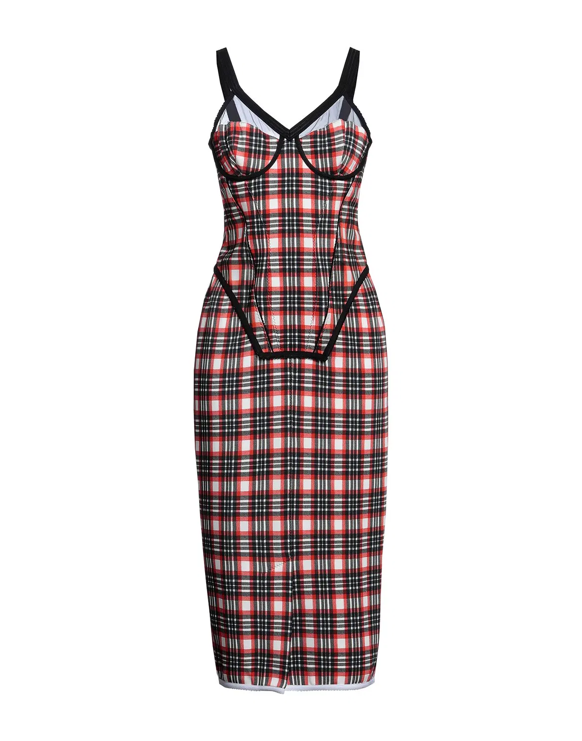 Платье миди BURBERRY, женское, красный