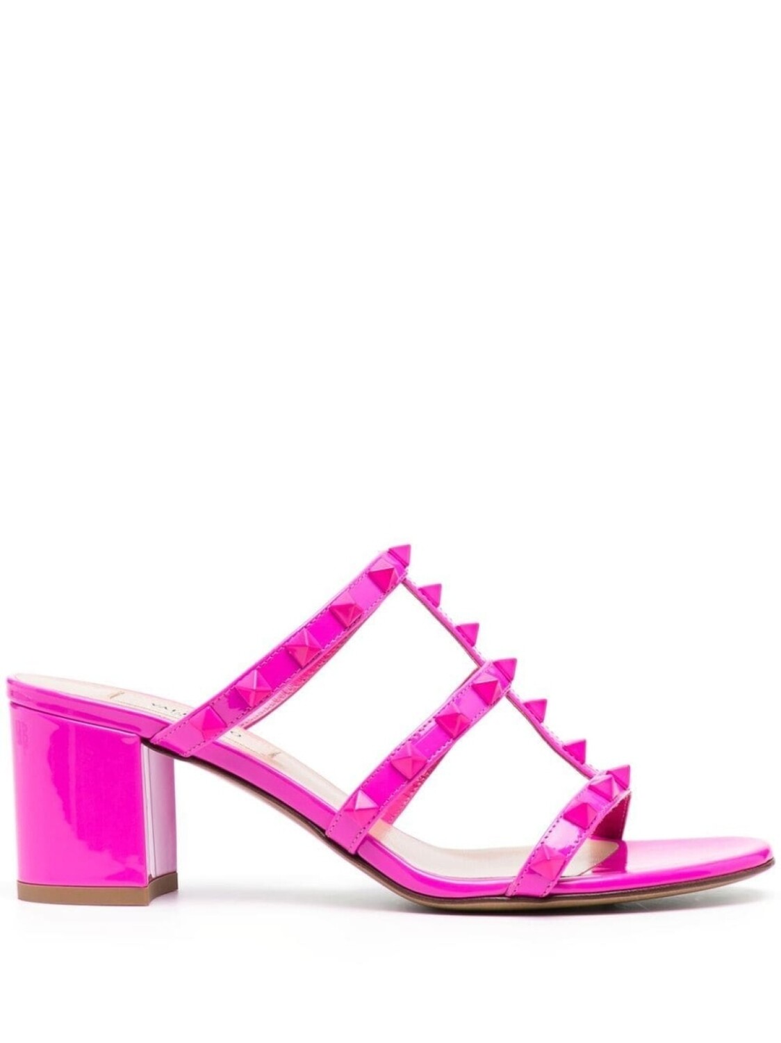 

Valentino Garavani мюли с декором Rockstud, розовый