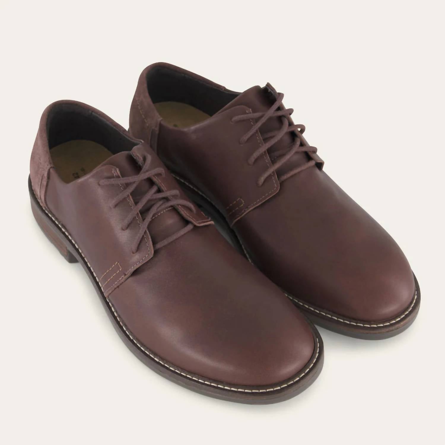 

Мужские туфли Chief из кожи Cordovan/замши Cordovan NAOT, Cordovan Leather/Cordovan Suede