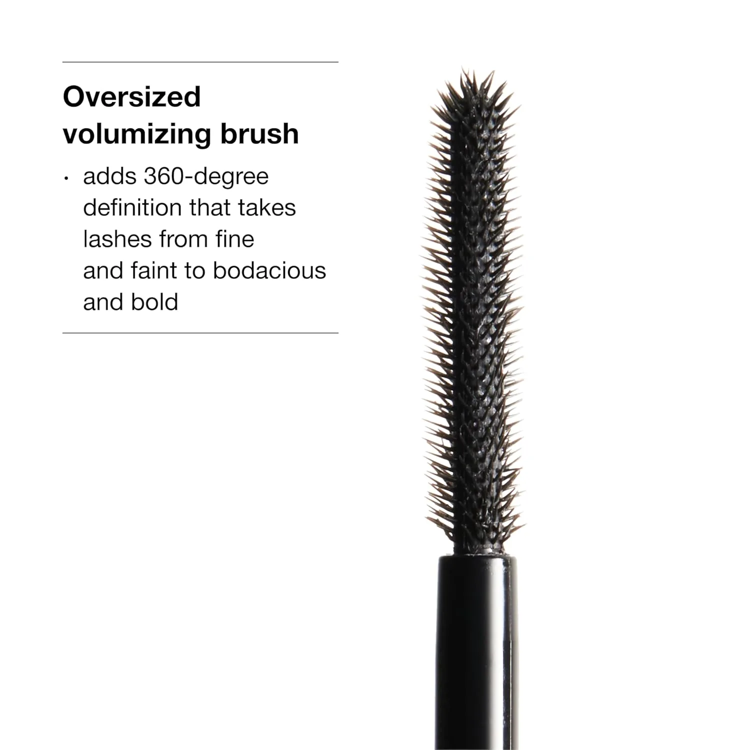 Тушь для ресниц Clinique Chubby Lash Fattening Mascara | Объем, длина + Безопасна для чувствительной кожи вокруг глаз, Jumbo Jet, 0,3 жидких унции, Jumbo Jet — фото 4