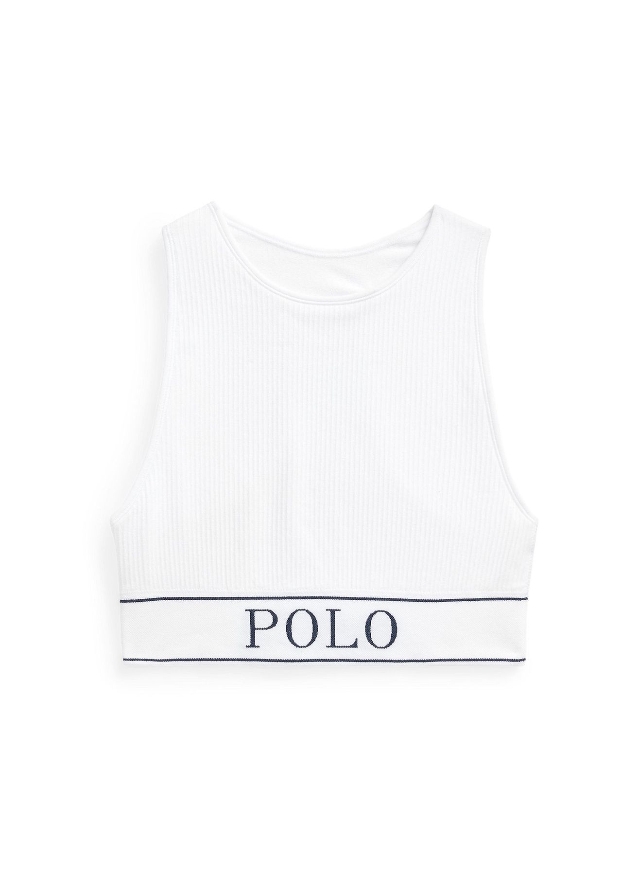 

Топ-бюстье с воротником POLO RALPH LAUREN, белый