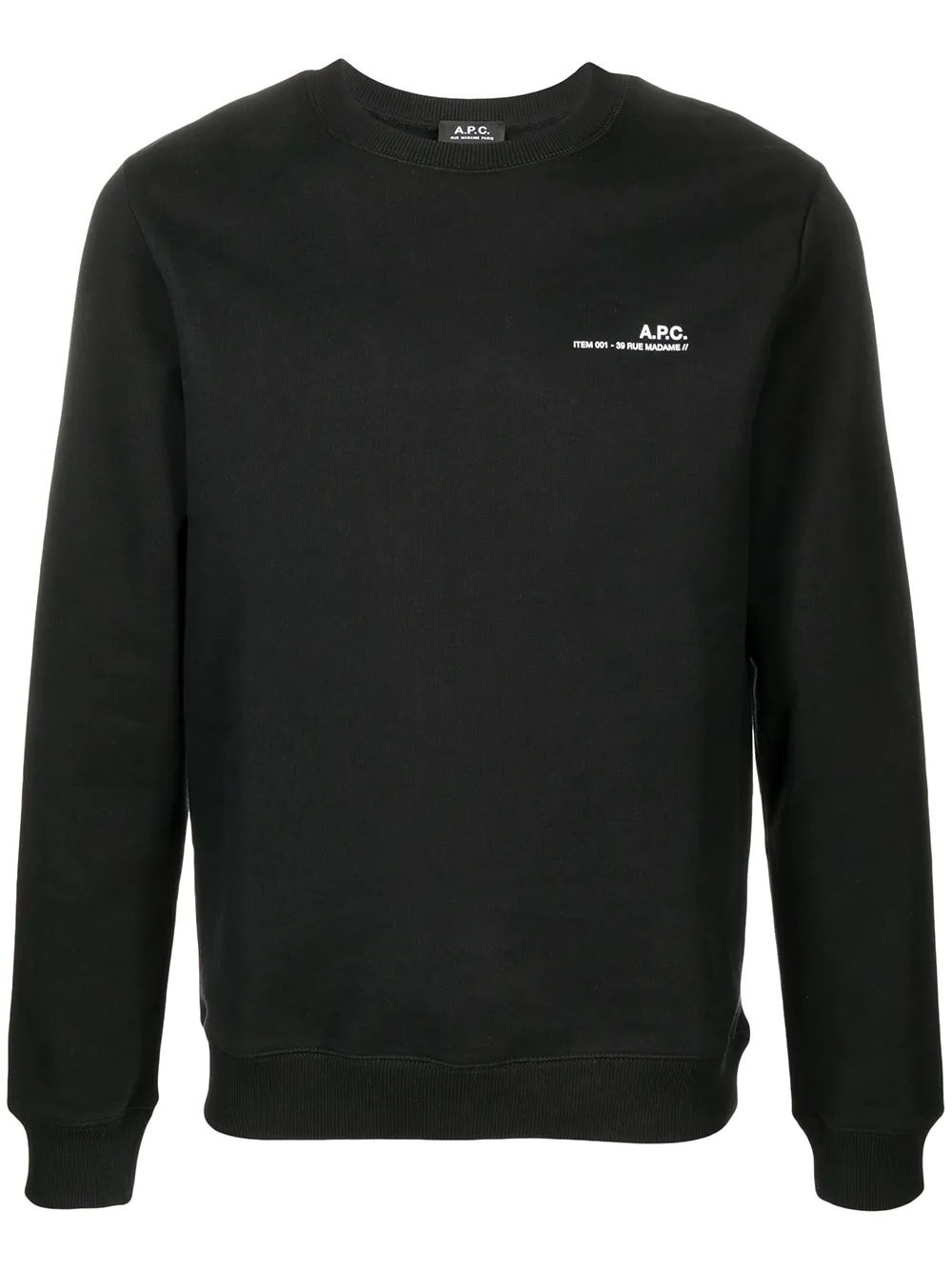 

Толстовка с логотипом A.P.C., черный