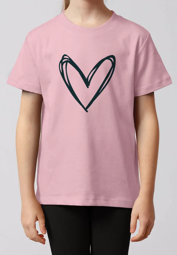 Футболка с принтом herzi Watapparel, Cotton Pink