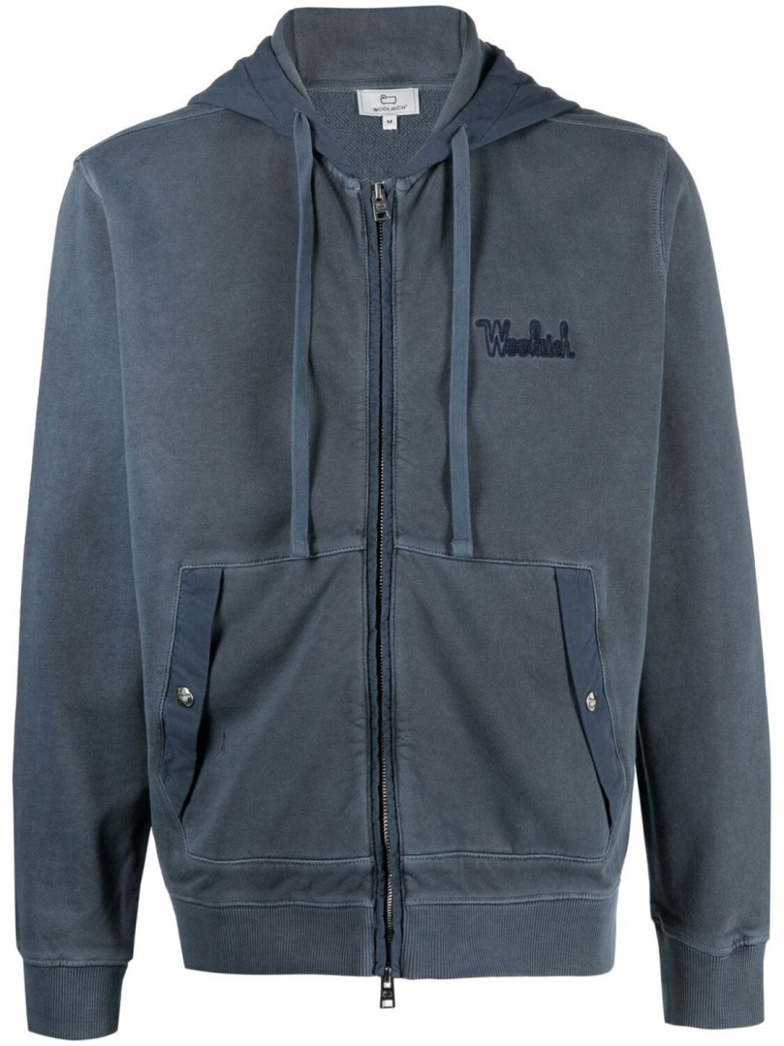 

Woolrich худи с вышитым логотипом, синий