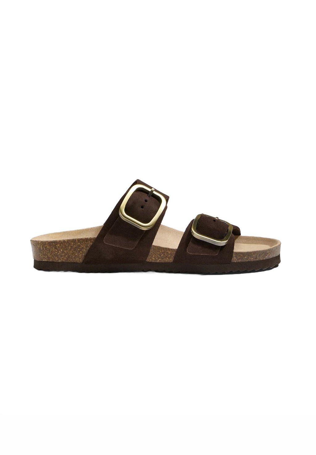 Мюли BUCKLE OYSHO, коричневый