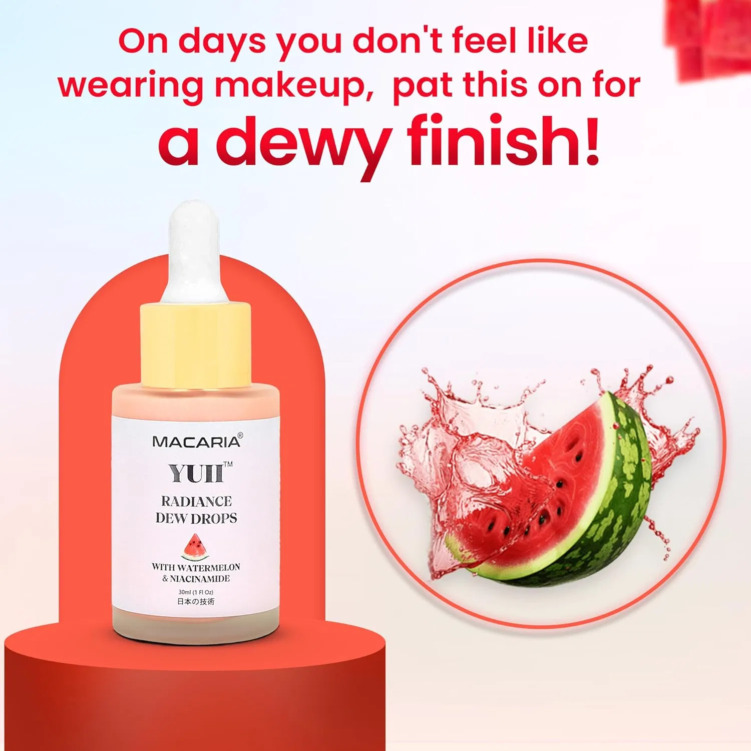 Сыворотка Macaria — Сияющая Dew Drops с гиалуроновой кислотой, 30 мл — фото 3