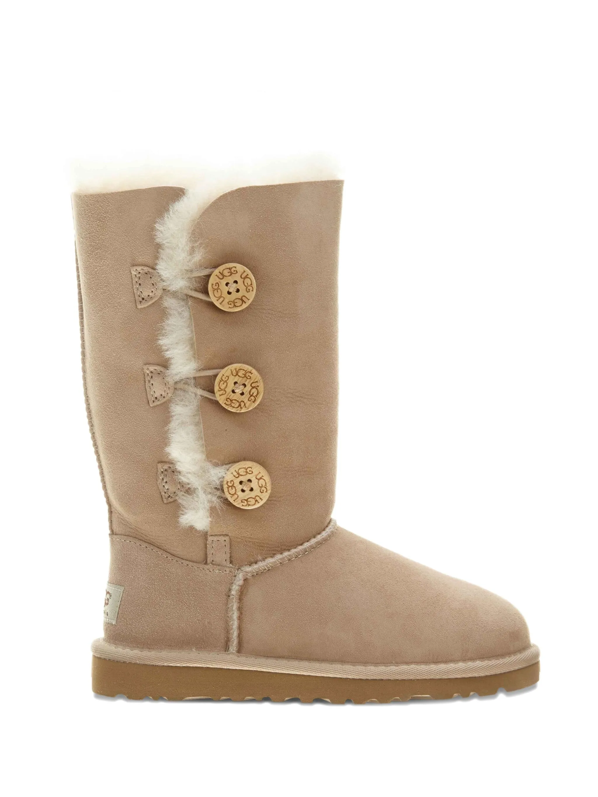 

Ботинки Bailey Button Triplet Sand Ugg Kids, бежевый