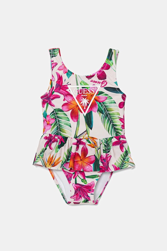 

Цельный купальник для малышей Guess, розовый