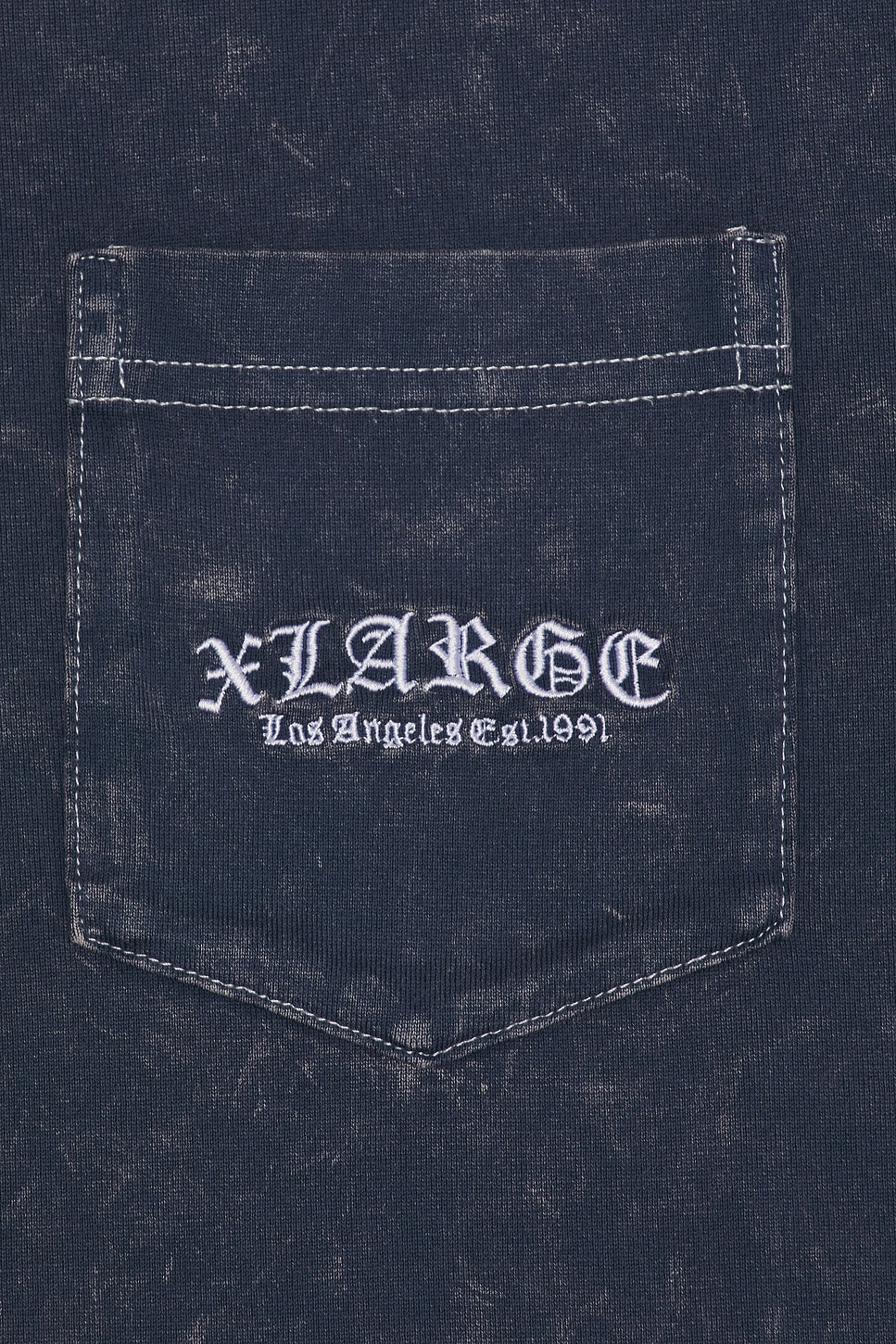 

Футболка с перекрашенным карманом Xlarge, синий
