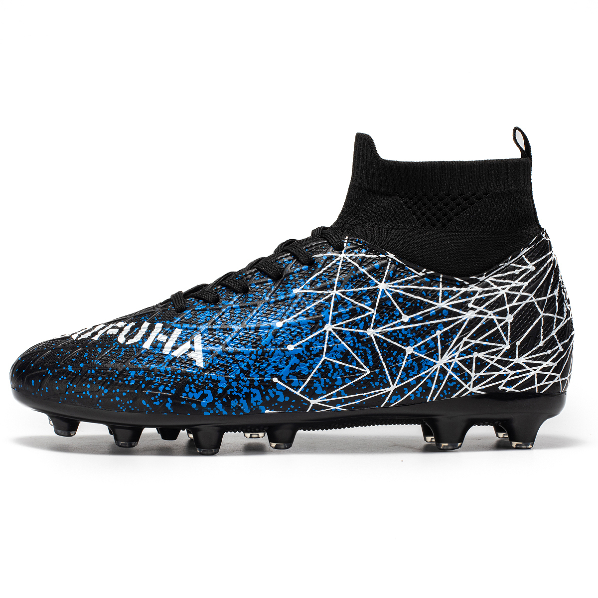 

Sharp Engraving Унисекс футбольные бутсы высокие черно-розовые с длинными шипами, цвет Black-Long Stud