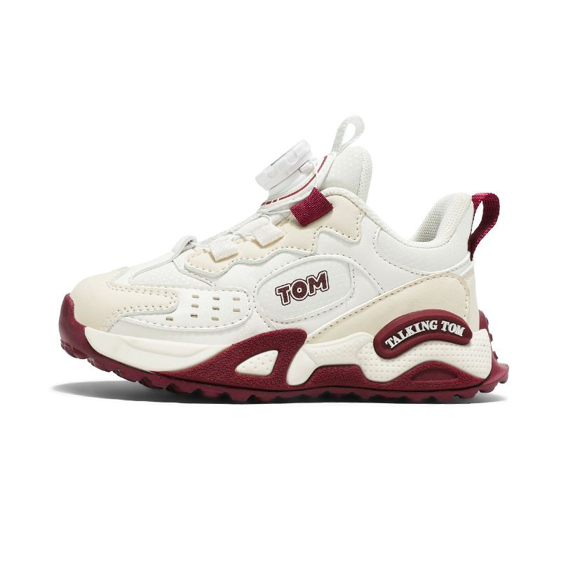 

Нескользящая амортизирующая износостойкая дышащая повседневная обувь для детей TALKING TOM, бежевый/красный