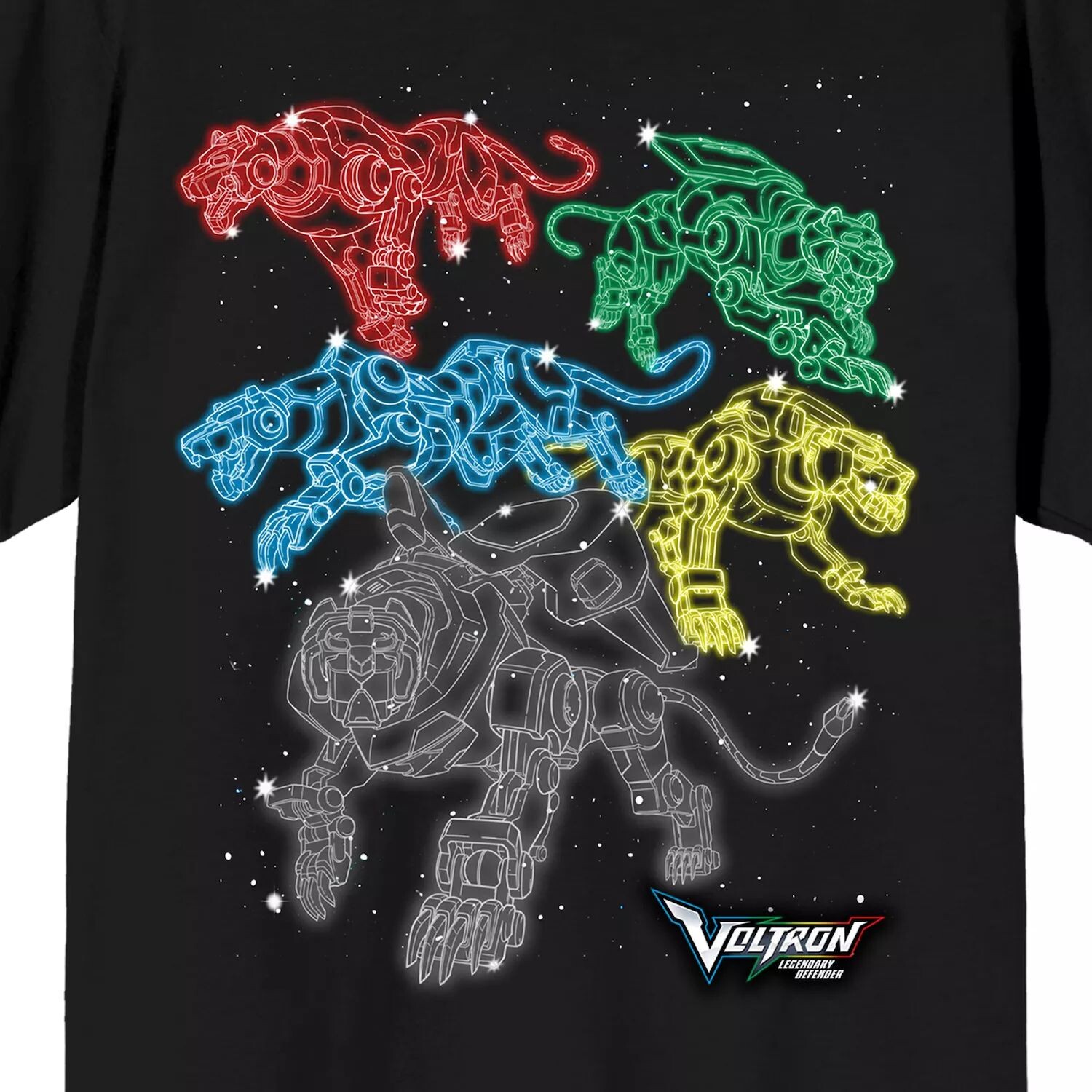 

Мужская футболка Voltron Five Licensed Character