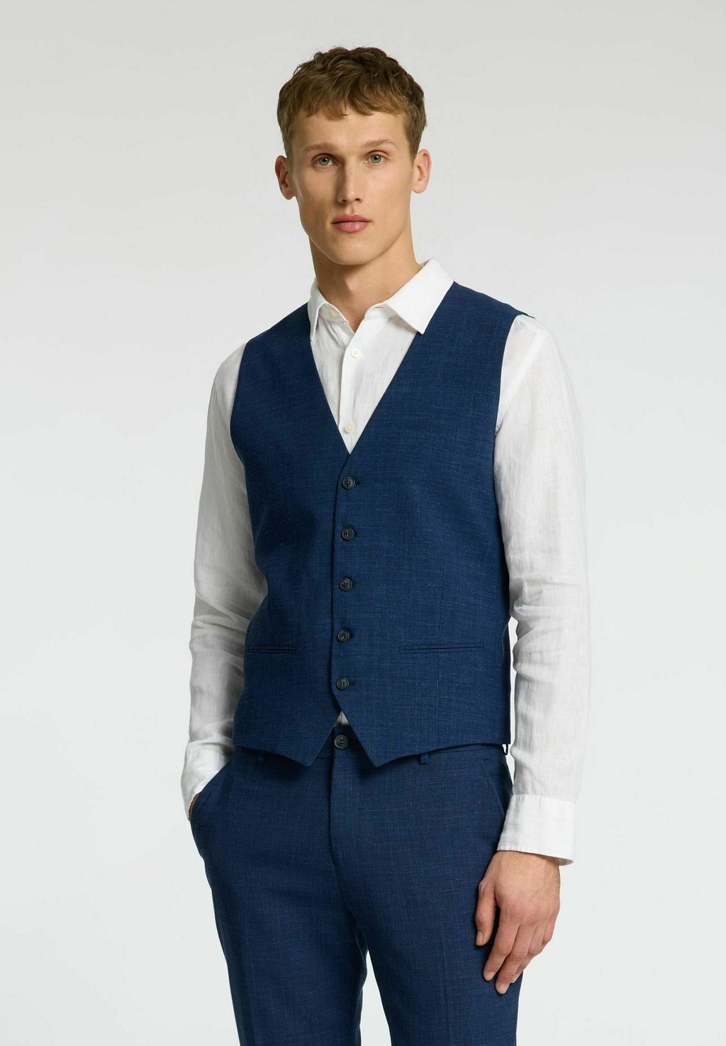 

Жилет Suit waistcoat Selected Homme, темно-синий