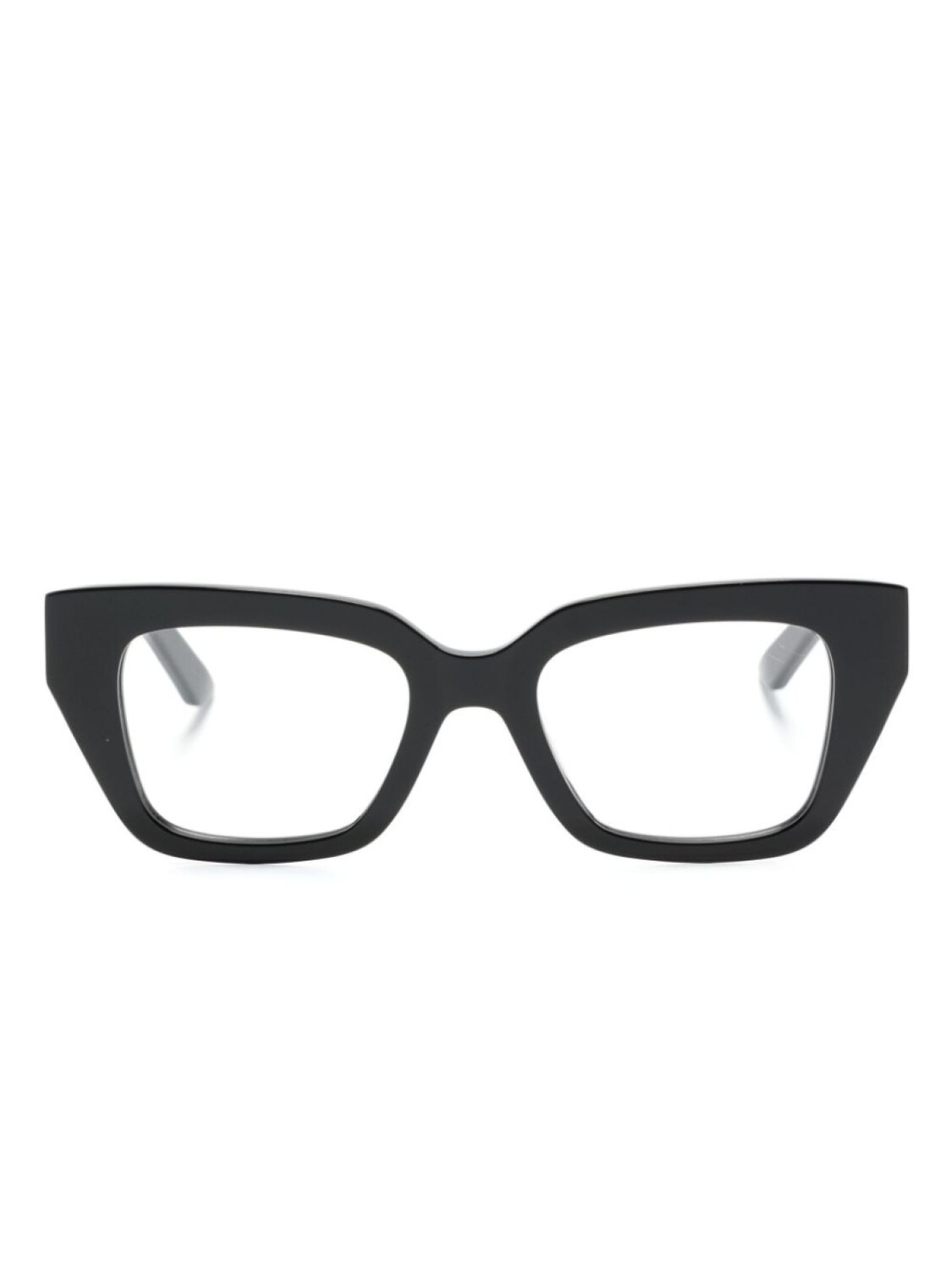 

Alexander McQueen Eyewear очки в квадратной оправе с логотипом, черный