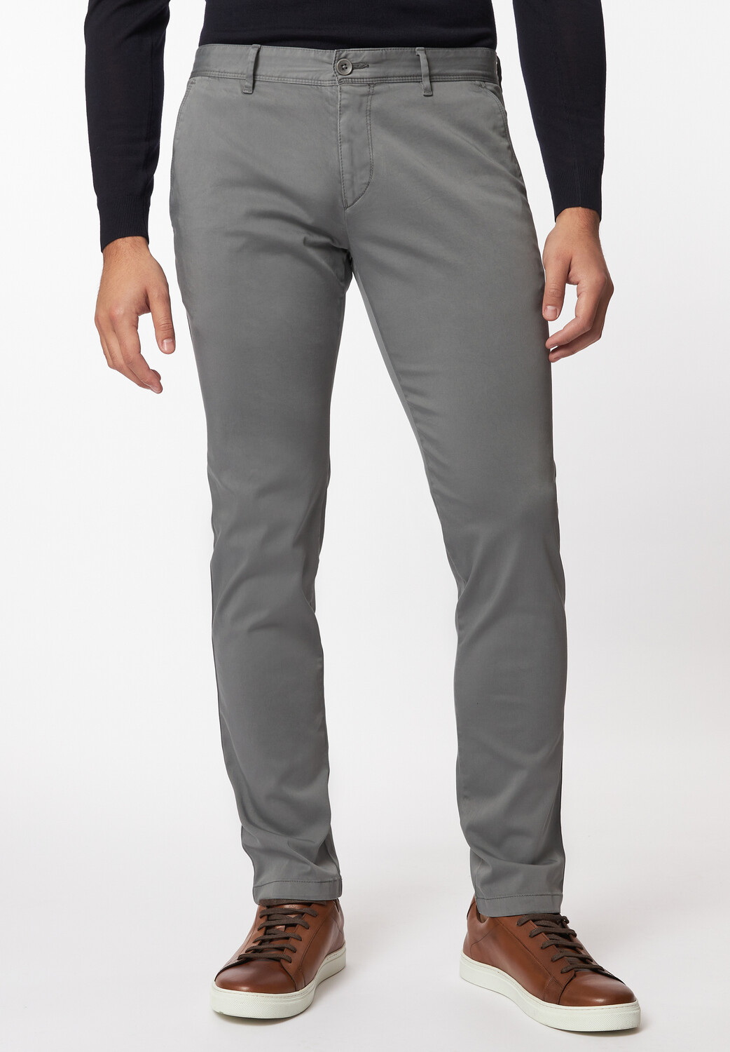 

Брюки чинос Roy Robson Bügelfaltenhose Slim fit Scott, цвет MEDIUM GREY