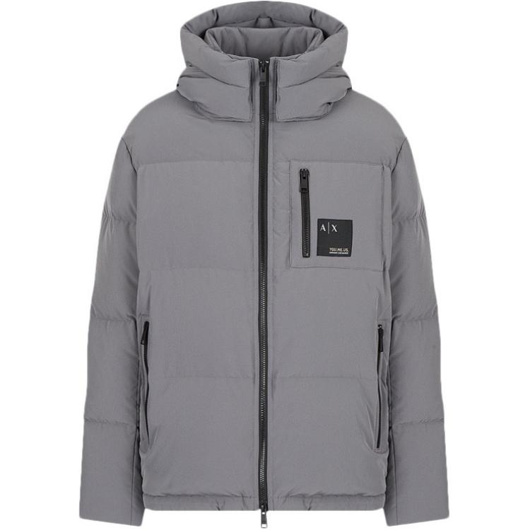 

Мужская серая куртка ARMANI EXCHANGE, Серый, Мужская серая куртка ARMANI EXCHANGE