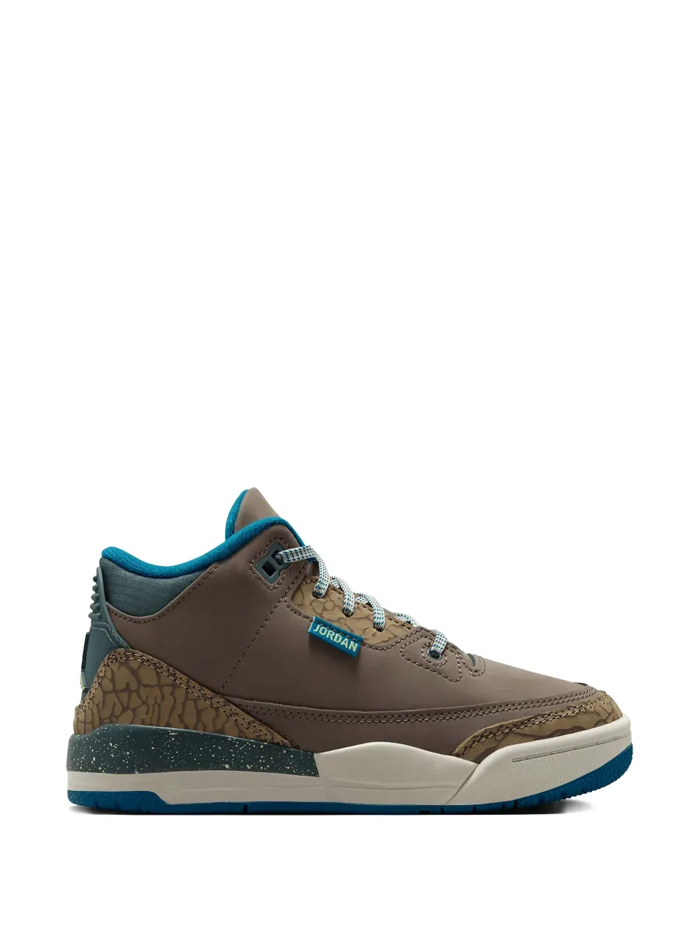Кроссовки Air Jordan 3 Retro с панелями Jordan Kids, зеленый