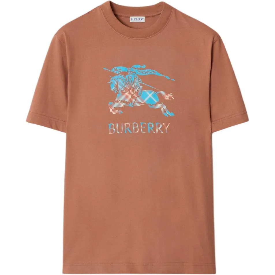 Футболка Ekd Burberry из хлопка, Ginger коричневый