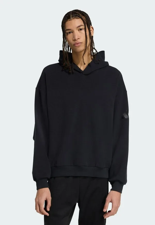Мягкая роскошная толстовка Adidas Sportswear, Black